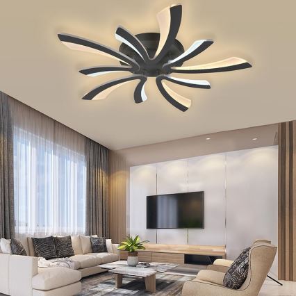 Пристельова LED люстра з регулюванням яскравості LED/55W/230V 3000-6500K + дистанційне керування