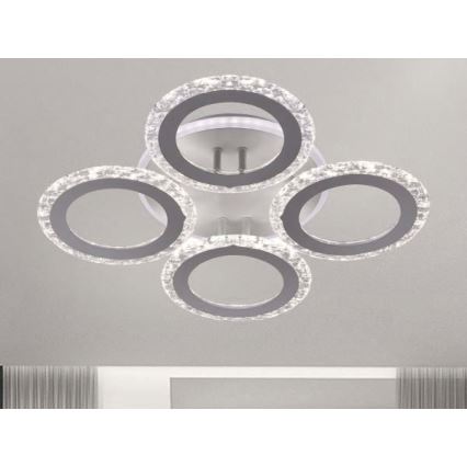 Пристельова LED люстра з регулюванням яскравості LED/55W/230V 3000-6500K + пульт дистанційного керування