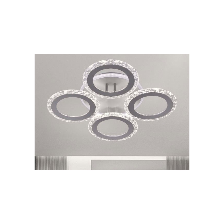 Пристельова LED люстра з регулюванням яскравості LED/55W/230V 3000-6500K + пульт дистанційного керування