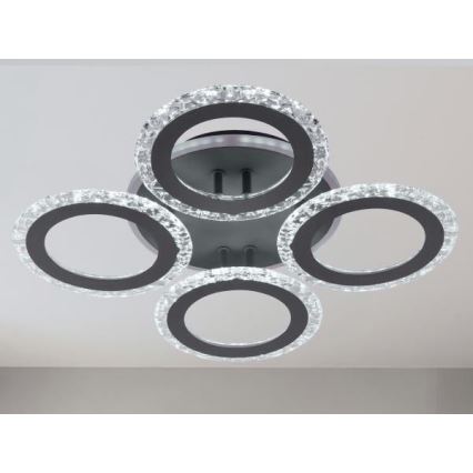 Пристельова LED люстра з регулюванням яскравості LED/55W/230V 3000-6500K + пульт дистанційного керування