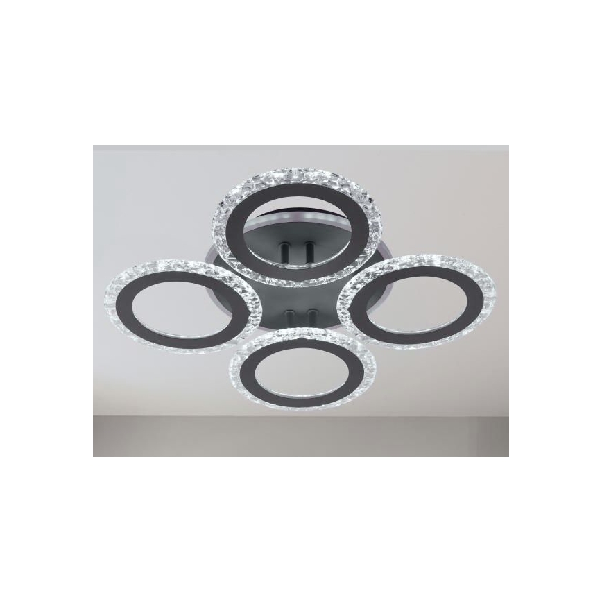 Пристельова LED люстра з регулюванням яскравості LED/55W/230V 3000-6500K + пульт дистанційного керування
