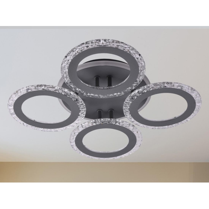 Пристельова LED люстра з регулюванням яскравості LED/55W/230V 3000-6500K + пульт дистанційного керування