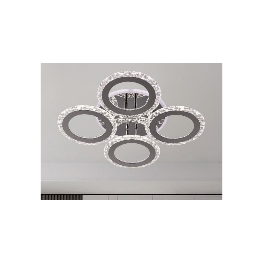 Пристельова LED люстра з регулюванням яскравості LED/55W/230V 3000-6500K + пульт дистанційного керування