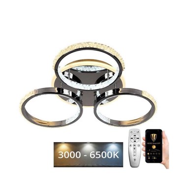 Пристельова LED люстра з регулюванням яскравості LED/60W/230V 3000-6500K + пульт дистанційного керування