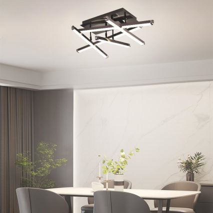Пристельова LED люстра з регулюванням яскравості LED/60W/230V 3000-6500K + пульт дистанційного керування