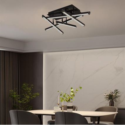 Пристельова LED люстра з регулюванням яскравості LED/60W/230V 3000-6500K + пульт дистанційного керування