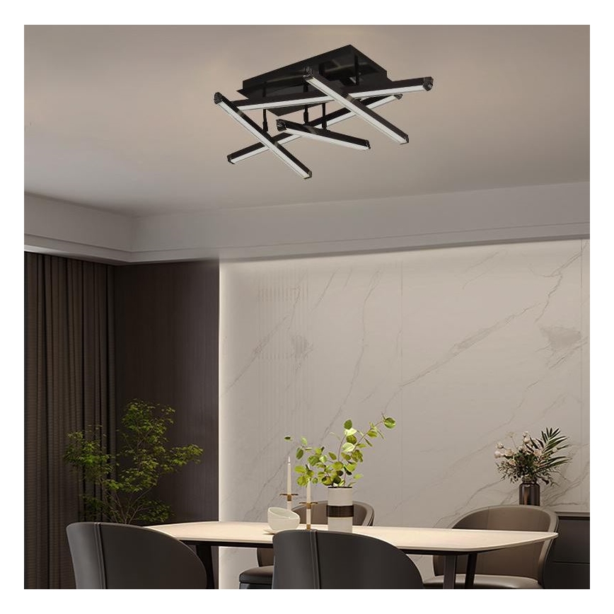 Пристельова LED люстра з регулюванням яскравості LED/60W/230V 3000-6500K + пульт дистанційного керування
