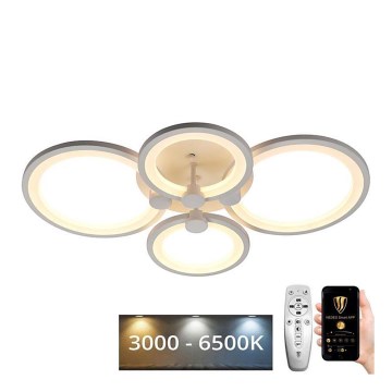 Пристельова LED люстра з регулюванням яскравості LED/65W/230V 3000-6500K + дистанційне керування