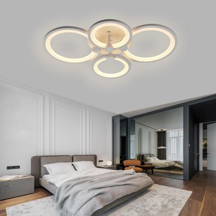 Пристельова LED люстра з регулюванням яскравості LED/65W/230V 3000-6500K + дистанційне керування