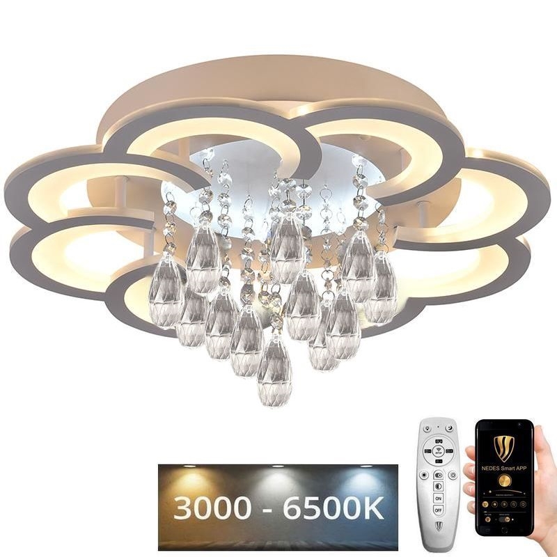 Пристельова LED люстра з регулюванням яскравості LED/70W/230V 3000-6500K + дистанційне керування