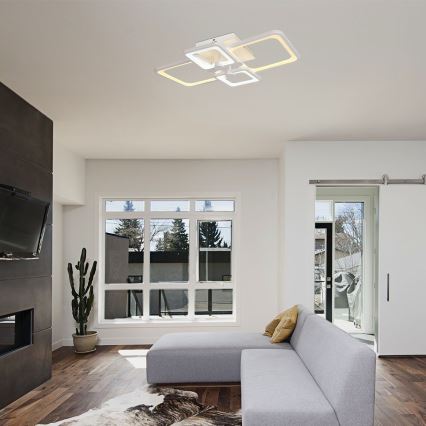 Пристельова LED люстра з регулюванням яскравості LED/70W/230V 3000-6500K + пульт дистанційного керування