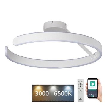 Пристельова LED люстра з регулюванням яскравості LED/72W/230V 3000-6500K білий + пульт дистанційного керування