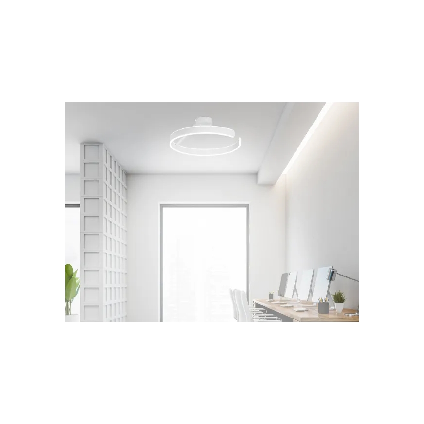 Пристельова LED люстра з регулюванням яскравості LED/72W/230V 3000-6500K білий + пульт дистанційного керування
