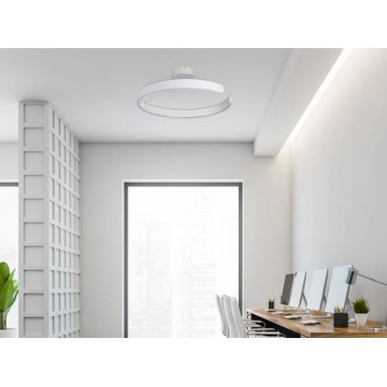 Пристельова LED люстра з регулюванням яскравості LED/72W/230V 3000-6500K білий + пульт дистанційного керування