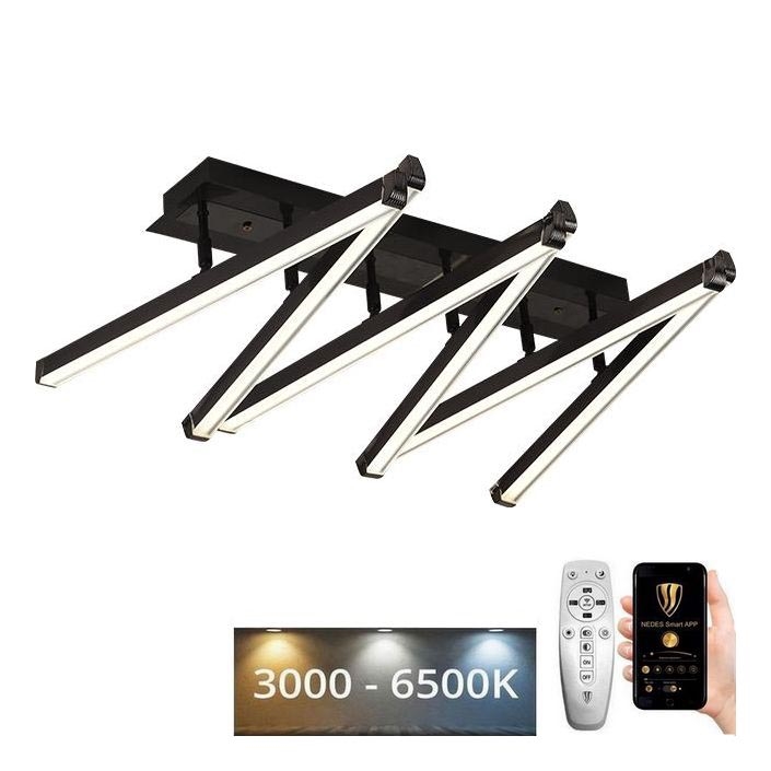 Пристельова LED люстра з регулюванням яскравості LED/75W/230V 3000-6500K + пульт дистанційного керування