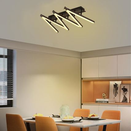 Пристельова LED люстра з регулюванням яскравості LED/75W/230V 3000-6500K + пульт дистанційного керування