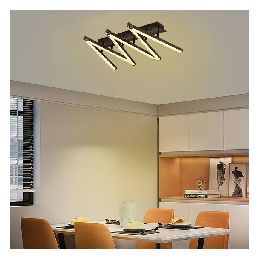 Пристельова LED люстра з регулюванням яскравості LED/75W/230V 3000-6500K + пульт дистанційного керування