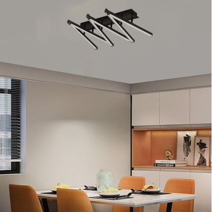 Пристельова LED люстра з регулюванням яскравості LED/75W/230V 3000-6500K + пульт дистанційного керування