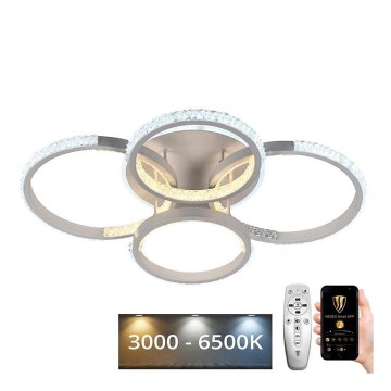 Пристельова LED люстра з регулюванням яскравості LED/80W/230V 3000-6500K + дистанційне керування