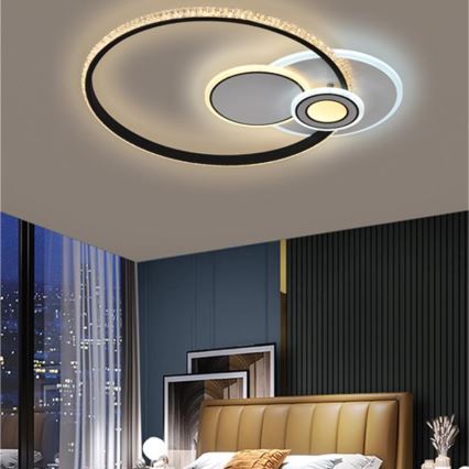 Пристельова LED люстра з регулюванням яскравості LED/80W/230V 3000-6500K + дистанційне керування