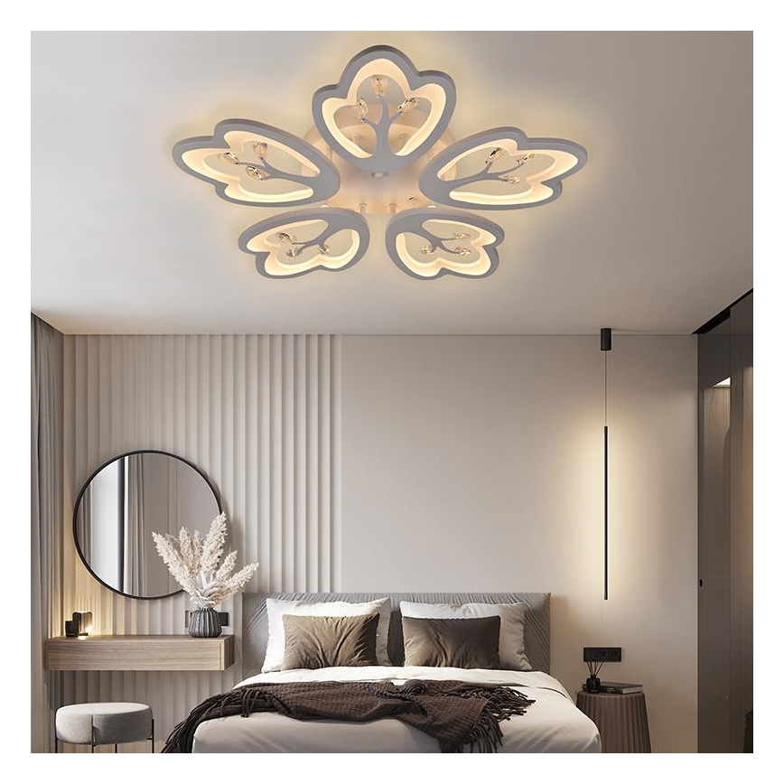 Пристельова LED люстра з регулюванням яскравості LED/80W/230V 3000-6500K + дистанційне керування
