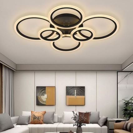 Пристельова LED люстра з регулюванням яскравості LED/85W/230V 3000-6500K + дистанційне керування