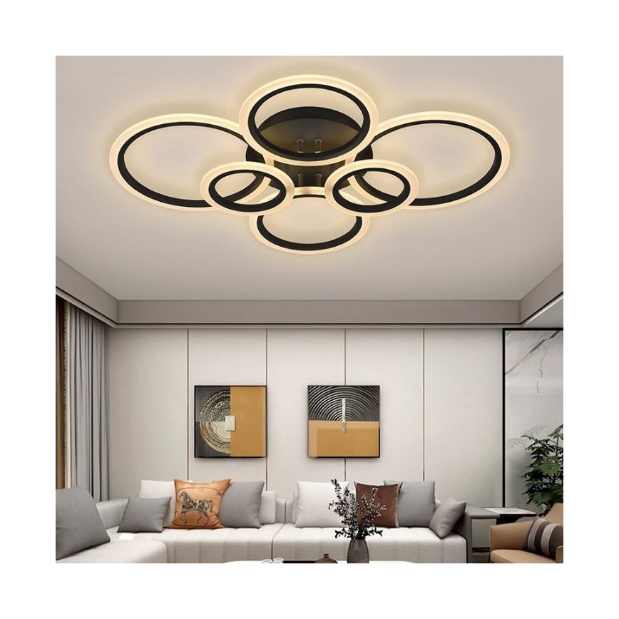 Пристельова LED люстра з регулюванням яскравості LED/85W/230V 3000-6500K + дистанційне керування
