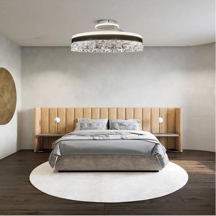 Пристельова LED люстра з регулюванням яскравості LED/86W/230V 3000-6500K білий + пульт дистанційного керування