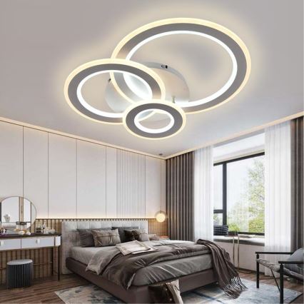Пристельова LED люстра з регулюванням яскравості LED/90W/230V 3000-6500K + дистанційне керування