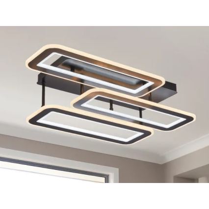 Пристельова LED люстра з регулюванням яскравості LED/90W/230V 3000-6500K + пульт дистанційного керування