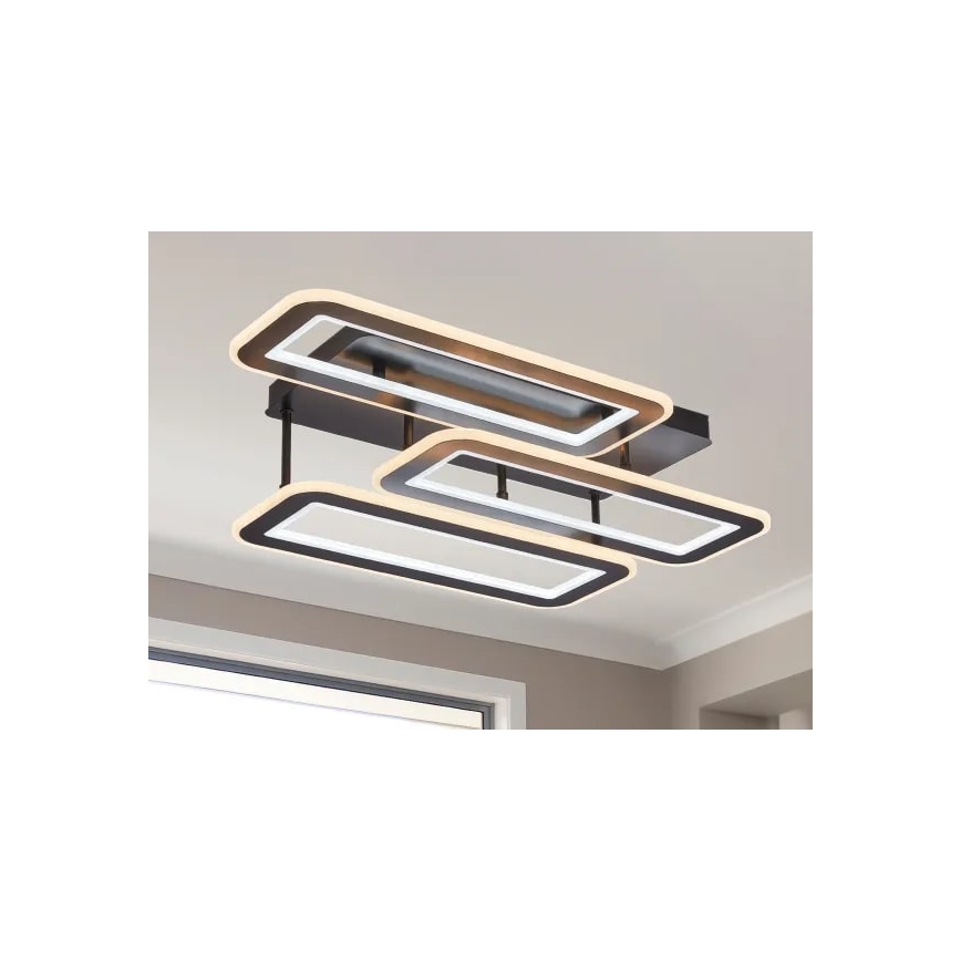 Пристельова LED люстра з регулюванням яскравості LED/90W/230V 3000-6500K + пульт дистанційного керування