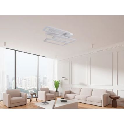 Пристельова LED люстра з регулюванням яскравості LED/90W/230V 3000-6500K + пульт дистанційного керування