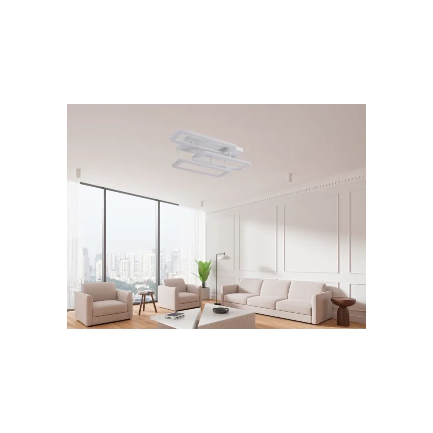 Пристельова LED люстра з регулюванням яскравості LED/90W/230V 3000-6500K + пульт дистанційного керування