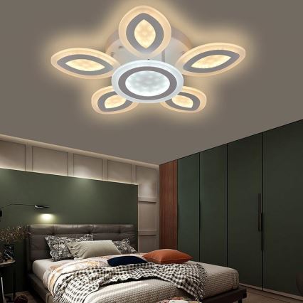 Пристельова LED люстра з регулюванням яскравості LED/95W/230V 3000-6500K + пульт дистанційного керування