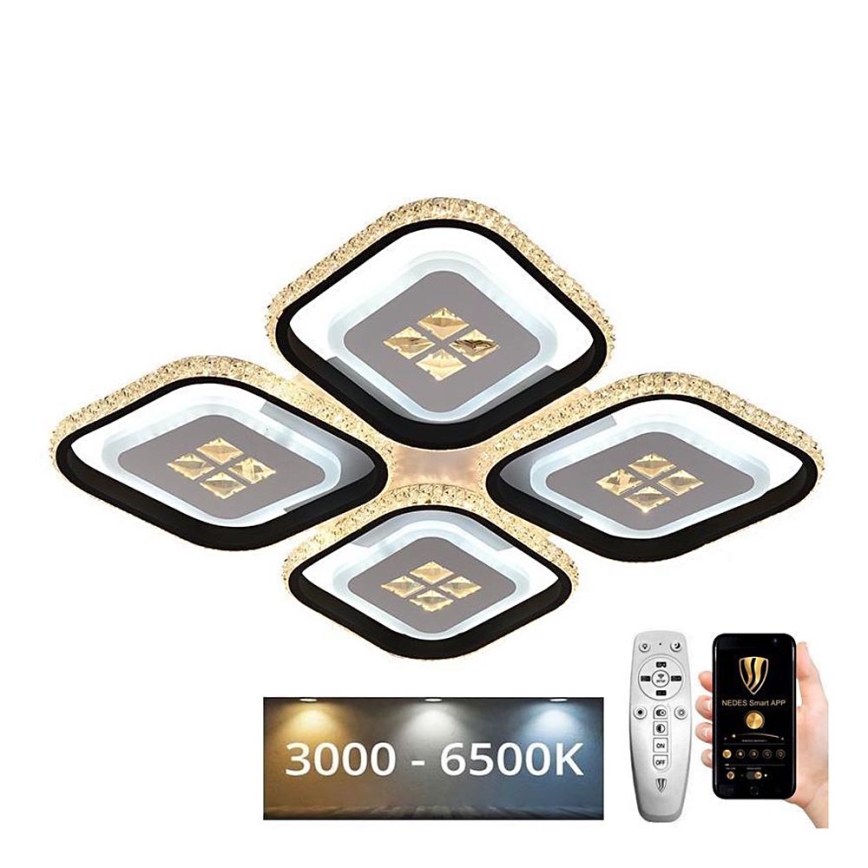 Пристельова LED RGB люстра з регулюванням яскравості LED/130W/230V 3000-6500K + дистанційне керування