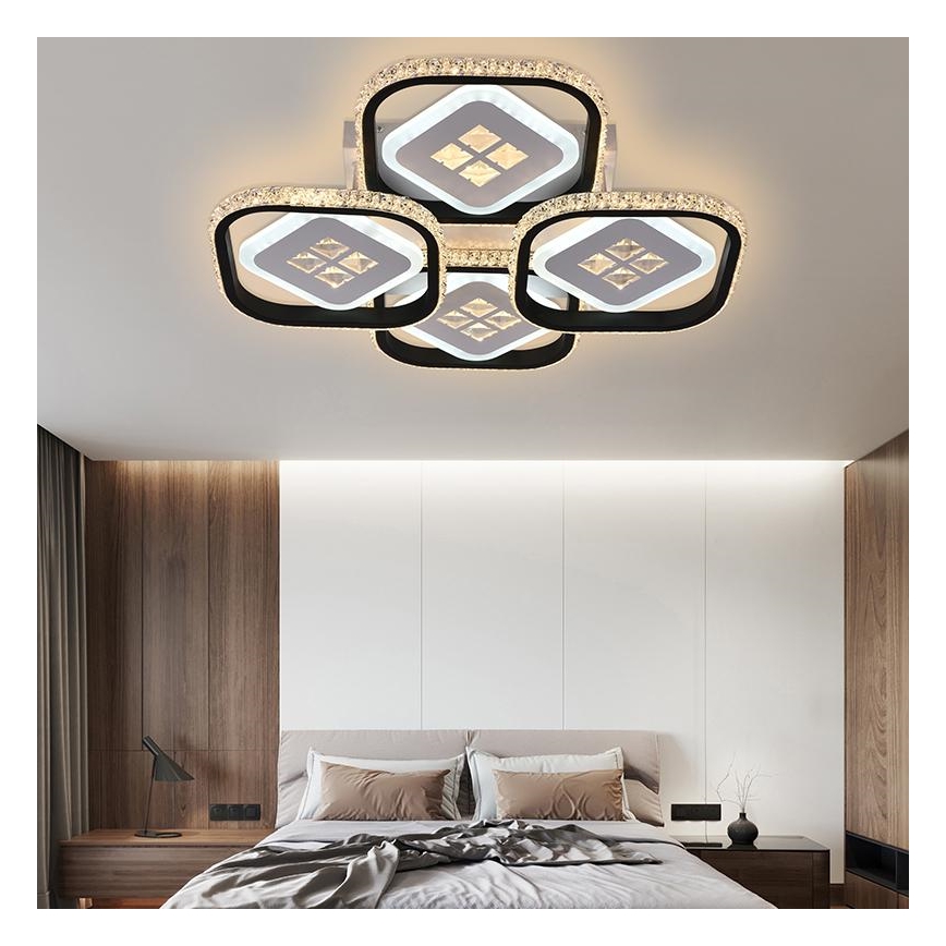 Пристельова LED RGB люстра з регулюванням яскравості LED/130W/230V 3000-6500K + дистанційне керування