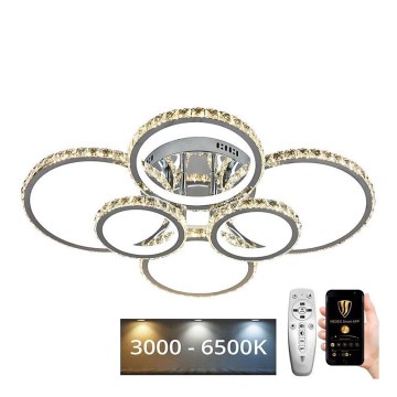 Пристельова LED RGB люстра з регулюванням яскравості LED/205W/230V 3000-6500K + дистанційне керування