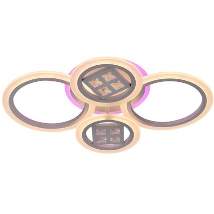 Пристельова LED RGB люстра з регулюванням яскравості LED/50W/230V 3000-6500K + дистанційне керування