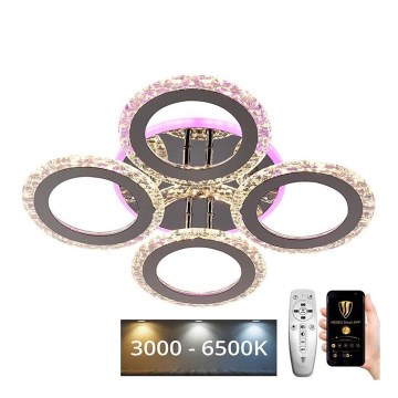 Пристельова LED RGB люстра з регулюванням яскравості LED/55W/230V 3000-6500K + дистанційне керування