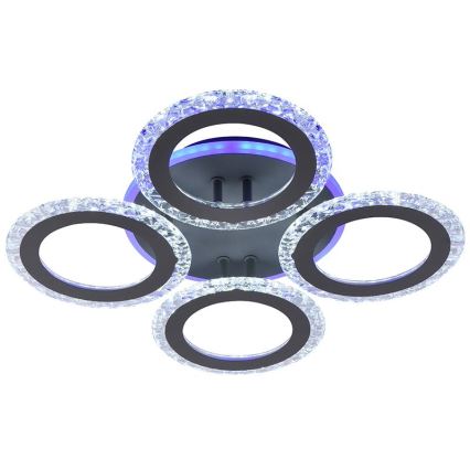 Пристельова LED RGB люстра з регулюванням яскравості LED/55W/230V 3000-6500K + пульт дистанційного керування