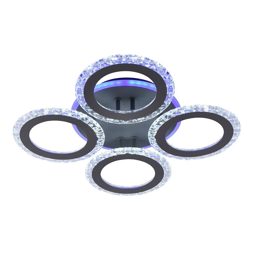 Пристельова LED RGB люстра з регулюванням яскравості LED/55W/230V 3000-6500K + пульт дистанційного керування