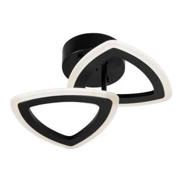 Пристельова люстра 2xLED/16W/230V чорний