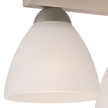 Пристельова люстра ADRIANO 3xE27/60W/230V бук