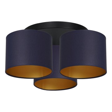 Пристельова люстра ARDEN 3xE27/60W/230V фіолетовий/золотий