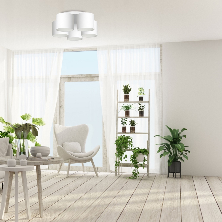Пристельова люстра ARDEN 5xE27/60W/230V білий