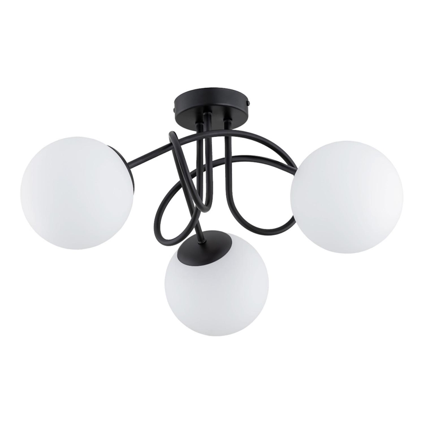Пристельова люстра BANKO 3xE14/10W/230V чорний