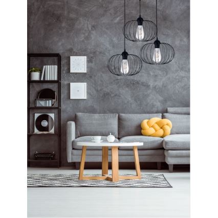 Пристельова люстра BOCCA 3xE27/60W/230V