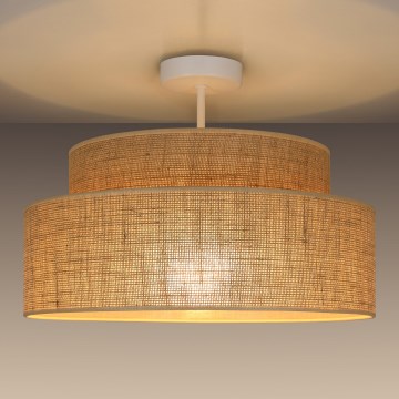 Пристельова люстра BOHO 1xE27/60W/230V бежевий