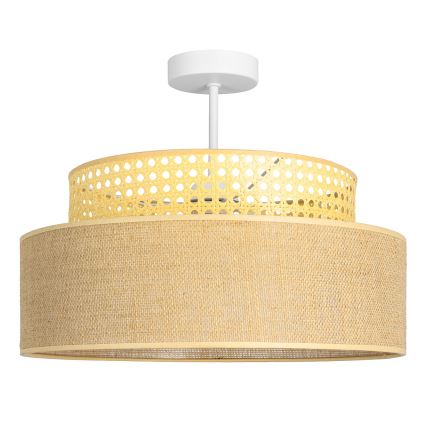 Пристельова люстра BOHO 1xE27/60W/230V ротанґ