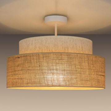 Пристельова люстра BOHO 1xE27/60W/230V кремовий/бежевий